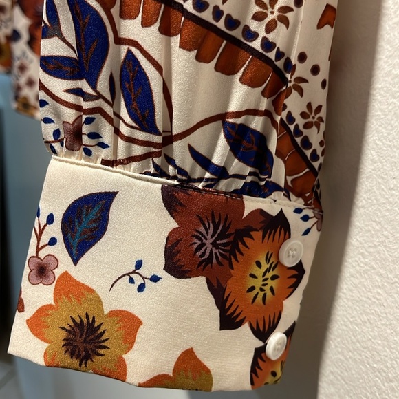 SHEIN | Women’s Retro 70s inspired floral button down shirt Size S - Picture 5 of 9